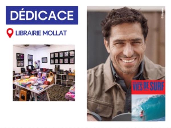 Dédicace Peyo Lizarazu vies de surf Librairie Molalt