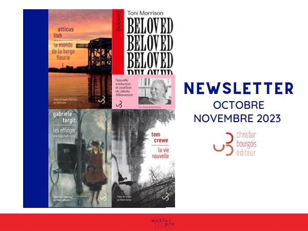 Newsletter octobre novembre Christian Bourgois
