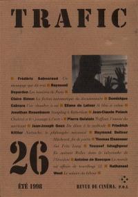 Trafic : No 26 | Bellour, Raymond