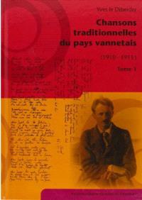  Chansons traditionnelles  du pays vannetais 1910 1915 