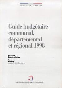 Guide budgétaire communal, départemental et régional 2000