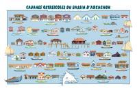 Cabanes ostreicoles du Bassin d'Arcachon/ Poster