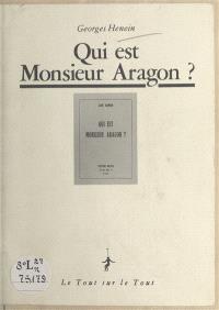 Jean Damien, Qui est Monsieur Aragon ?