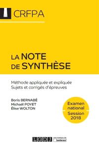 Librairie Mollat Bordeaux La Note De Synthèse Méthode - 