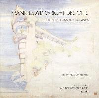 FRANK LLOYD WRIGHT  SKETCHES, PLANS AND DRAWINGS ANGLAIS