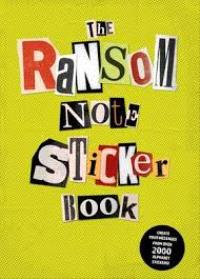 THE RANSOM NOTE STICKER BOOK / ANGLAIS