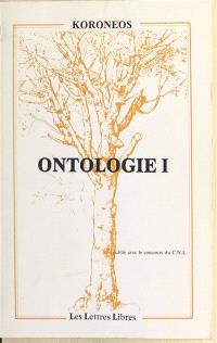 Ontologie I. Vol. 1